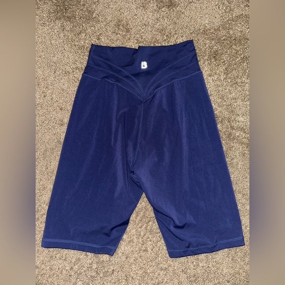 Buffbunny Collection Navy High-Waisted Shorts - Picture 3 of 6